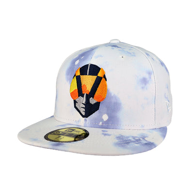 Las Vegas Aviators New Era Aviator Iced Dye White/Navy 59FIFTY Fitted Hat