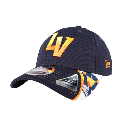 Las Vegas Aviators New Era LV Side Swipe Navy 9FORTY Stretch-Snapback Hat