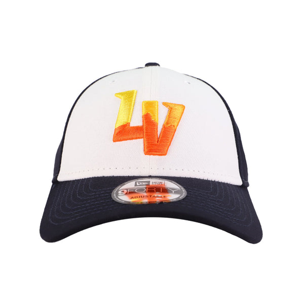 New Era LV The League Navy/White 9FORTY Velcroback Hat