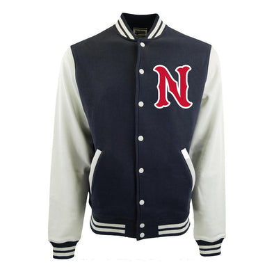 Nashville Sounds Two Tone Navy & White Varsity Jacket