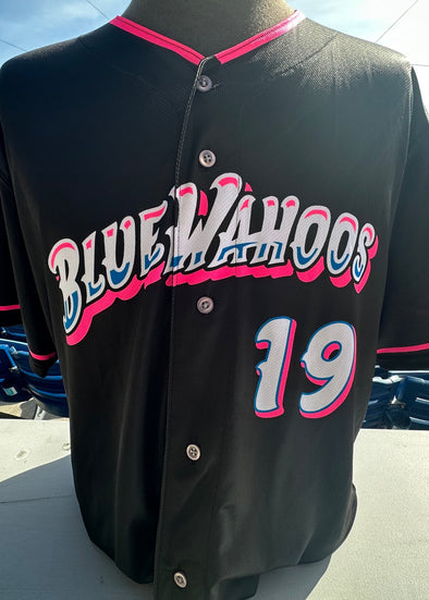 Pensacola Blue Wahoos Black 2024 Jerseys
