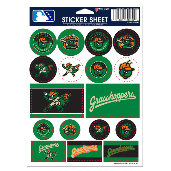 Wincraft 5"X7" Sticker Sheet
