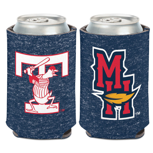 Toledo Mud Hens Heathered Navy Can Coozie