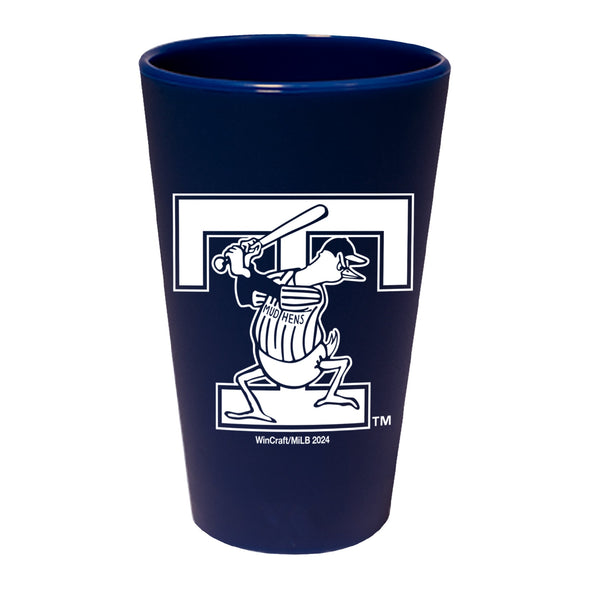 Toledo Mud Hens T-logo Silicone Pint Glass