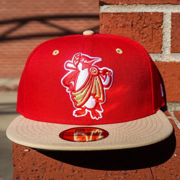Rome Emperors New Era 59FIFTY Red and Gold Fitted