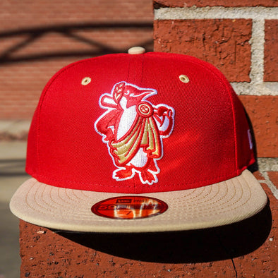 Rome Emperors New Era 59FIFTY Red and Gold Fitted