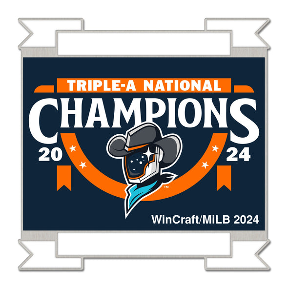 Sugar Land Space Cowboys Wincraft Pin National Champs 2024