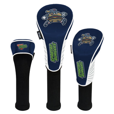 Chuck Burger 3 Piece Golf Club Head Cover Set