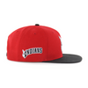 Indianapolis Indians '47 Adult Red/Black Home 2-Tone No Shot Adjustable Captain Snapback Cap