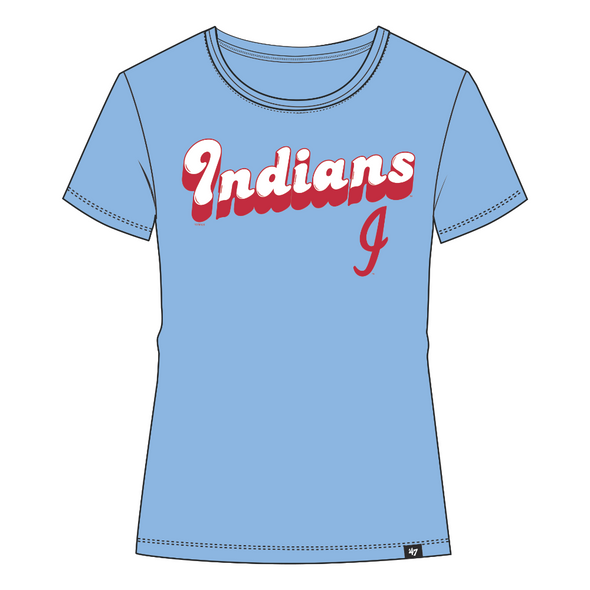 Indianapolis Indians '47 Women's Carolina 80's Mystic Frankie Tee