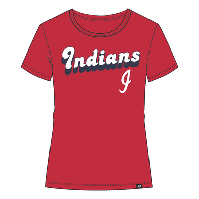 Indianapolis Indians '47 Women's Red 70's Mystic Frankie Tee