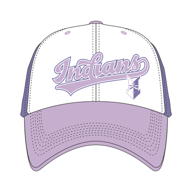 Indianapolis Indians '47 Youth Violet Scooter Adjustable Clean Up Cap