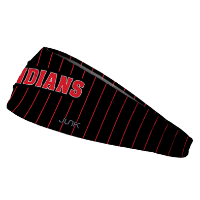 Indianapolis Indians Black Pinstripe Wordmark JUNK Headband