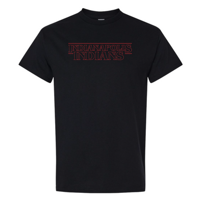 Indianapolis Indians Adult Black Stranger Tee