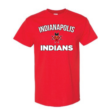 Indianapolis Indians Youth Red Arch Group Tee