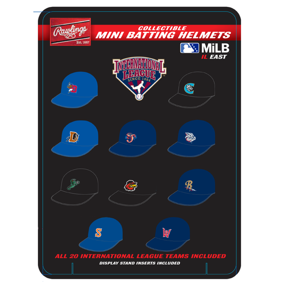 Indianapolis Indians Rawlings MiLB International League Mini Helmet Standings Board