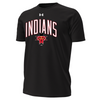 Indianapolis Indians Adult Black Under Armour Bold Face Performance Cotton Tee