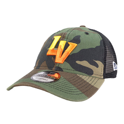 New Era LV Camo Trucker 9TWENTY Snapback Hat