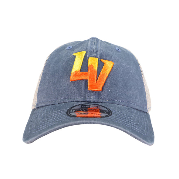 New Era LV Washed Denim Trucker 9TWENTY Snapback Hat
