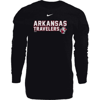 Arkansas Travelers Nike LS Cotton Tee MiLB 280