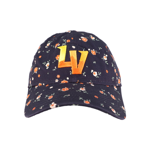 Women's Las Vegas Aviators New Era LV Floral Print Navy 9TWENTY Strapback Hat