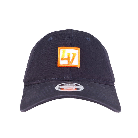 Women's New Era LV Mini Patch Navy 9TWENTY Strapback Hat