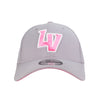 New Era 2022 Mother's Day LV Gray/Pink 39THIRTY Stretch Fit Hat