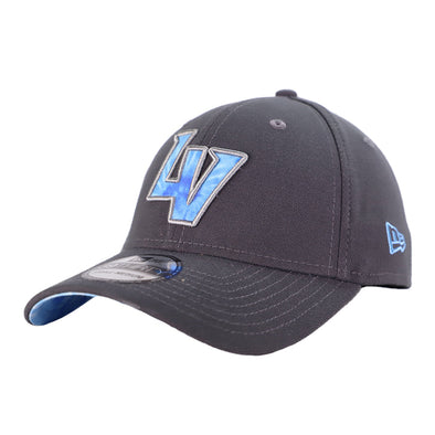 Las Vegas Aviators New Era 2022 Father's Day LV Graphite/Blue 39THIRTY Stretch Fit Hat