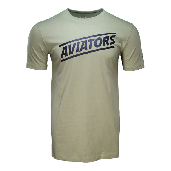 Men's Las Vegas Aviators New Era 2022 Armed Forces Day Aviators Crest Green Short Sleeve T-Shirt