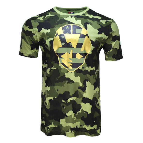 Men's Las Vegas Aviators New Era 2022 Armed Forces Day Aviator Camo Short Sleeve T-Shirt