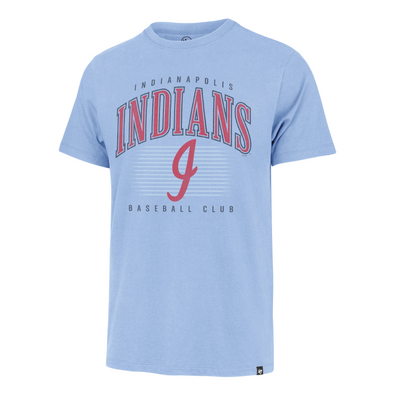 Indianapolis Indians '47 Adult Carolina 80's DoubleHeader Franklin Tee