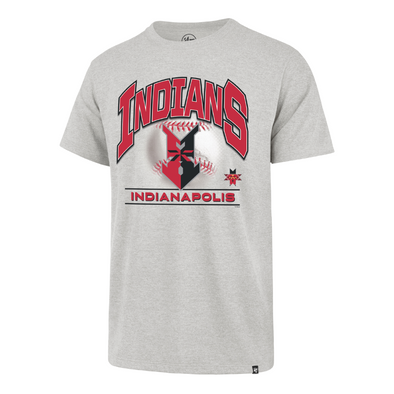 Indianapolis Indians '47 Adult Grey Bunt Franklin Tee