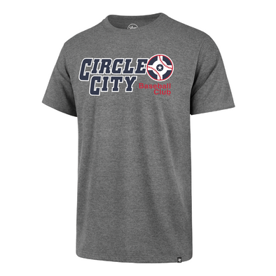 Indianapolis Indians '47 Adult Grey Circle City Overshift Franklin Tee