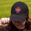 Indianapolis Indians '47 Adult Black Primary Logo Adjustable Clean Up Cap