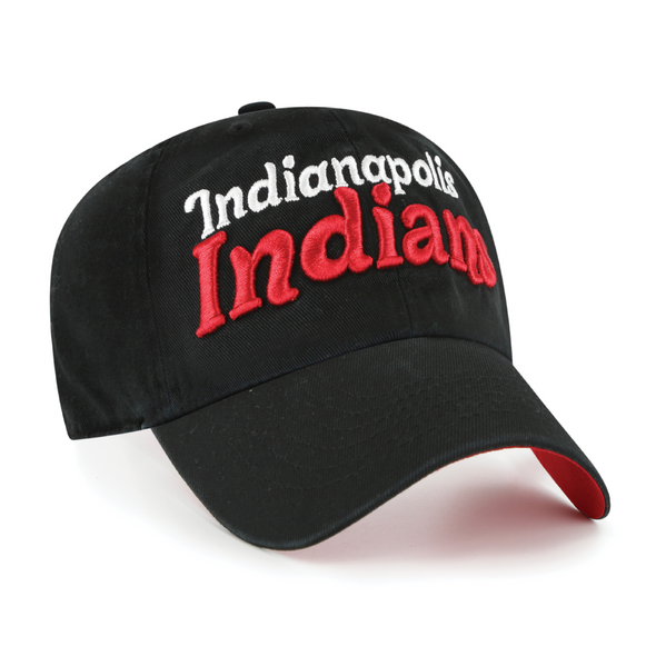 Indianapolis Indians '47 Women's Black Pensacola Adjustable Clean Up Cap