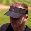 Indianapolis Indians '47 Adult Black brrr Road Adjustable Visor