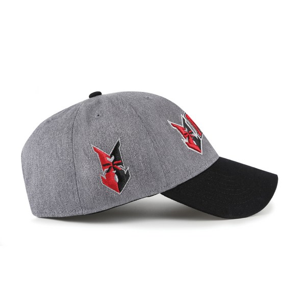 Indianapolis Indians '47 Adult Granite Wordmark Script Adjustable MVP Snapback Cap
