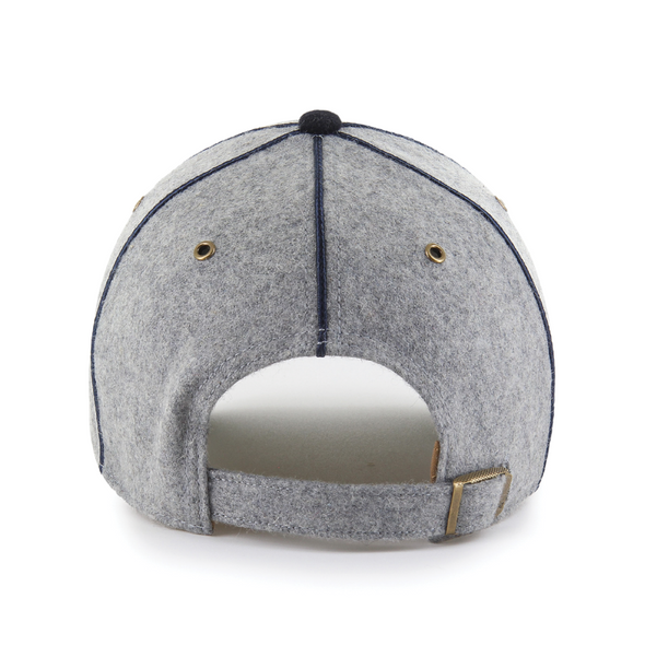 Indianapolis Indians '47 Adult Grey/Navy 50's Brocke Adjustable MVP Cap