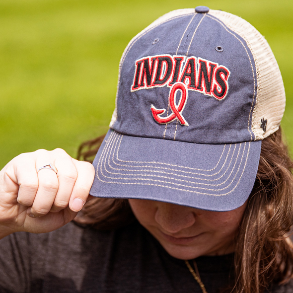 Indianapolis Indians '47 Adult Vintage Navy Tuscaloosa Clean Up Adjustable Cap