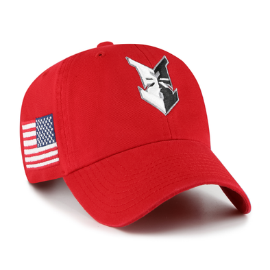 Indianapolis Indians '47 Adult Red Heritage Adjustable Clean Up Cap