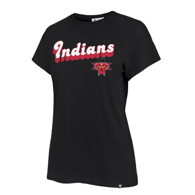 Indianapolis Indians '47 Women's Black Primary Mystic Frankie Tee
