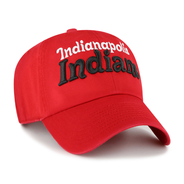 Indianapolis Indians '47 Women's Red Pensacola Adjustable Clean Up Cap