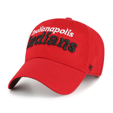 Indianapolis Indians '47 Women's Red Pensacola Adjustable Clean Up Cap