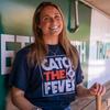Indianapolis Indians Adult Navy Circle City Catch The Fever Tee