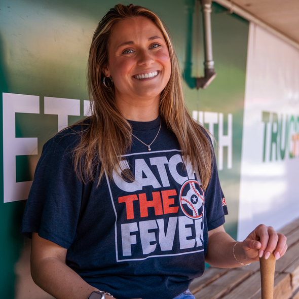 Indianapolis Indians Adult Navy Circle City Catch The Fever Tee