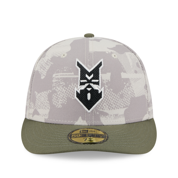 Indianapolis Indians 2025 Armed Forces New Era Authentic On-Field 59FIFTY Cap