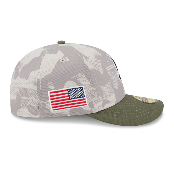 Indianapolis Indians 2025 Armed Forces New Era Authentic On-Field 59FIFTY Cap