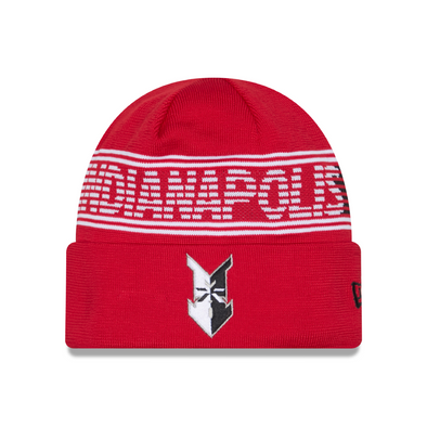 Indianapolis Indians Red Performance On-Field Knit Beanie Cap