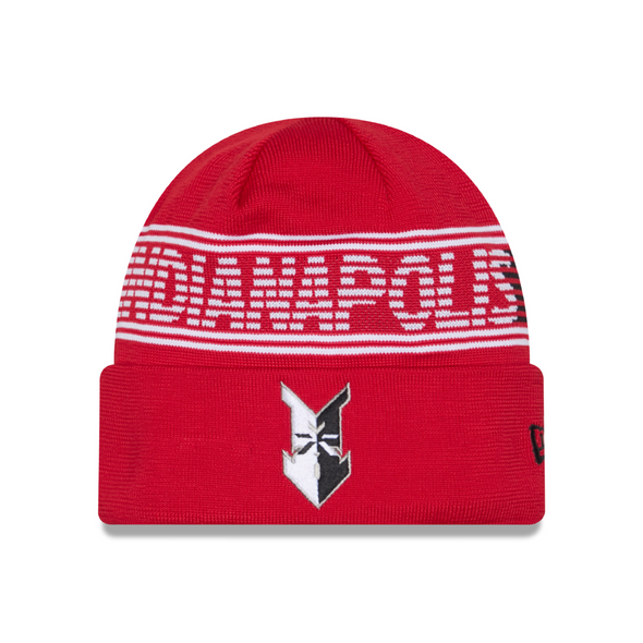 Indianapolis Indians Red Performance On-Field Knit Beanie Cap