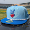 Indianapolis Indians 2025 Stars n'Stripes New Era Authentic On-Field 59FIFTY Cap
